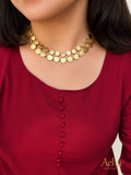 COIN CHOKER DOUBLE LAYER-AEJ001