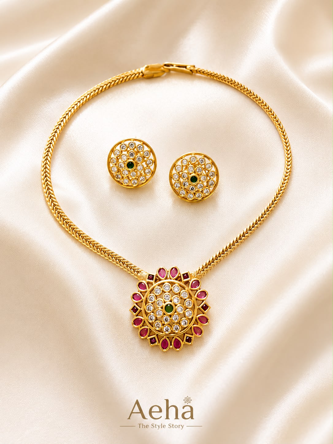 Round Ruby Attigai-AEJ045