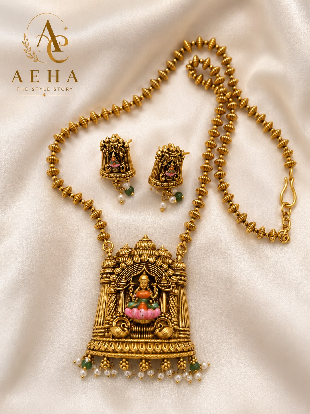 Meenakaari saraswathi Devi Pendant-AEJ081