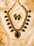 Haritha Floral Necklace-AEJ083