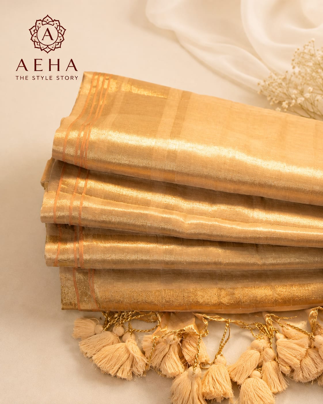 Onam Special Tissue Saree-AES023