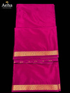 Semi Mysore Silk Purple Saree-AES045