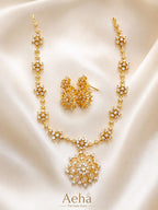 Nova AD Flower Necklace-AEJ046