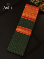 Kalyani Cotton Checked Saree-AES016
