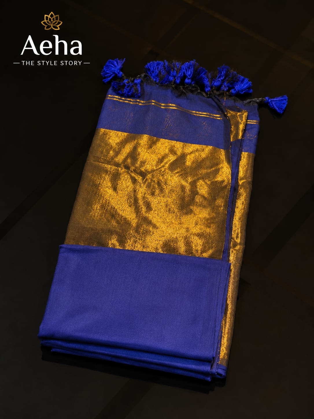 Nayanthara inspired Khadhi Cotton Saree-AES040