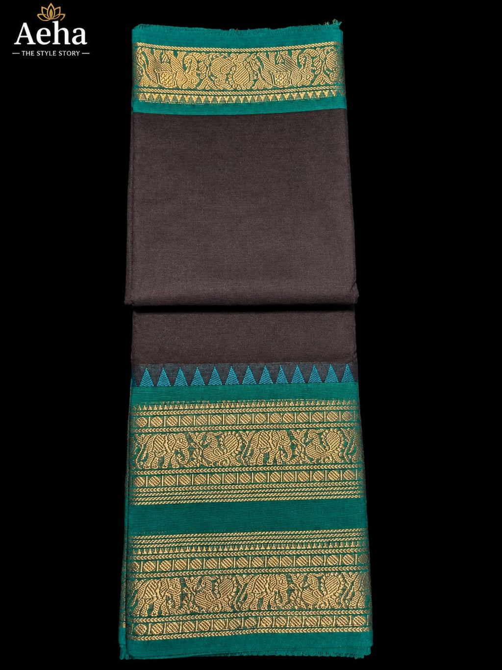 Premium Kanchi Cotton Saree-AES043
